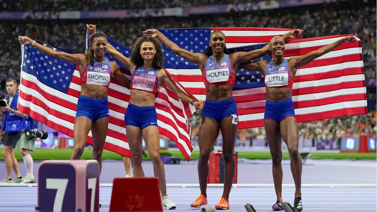 Canadian women's 4x400m relay team places sixth as United States