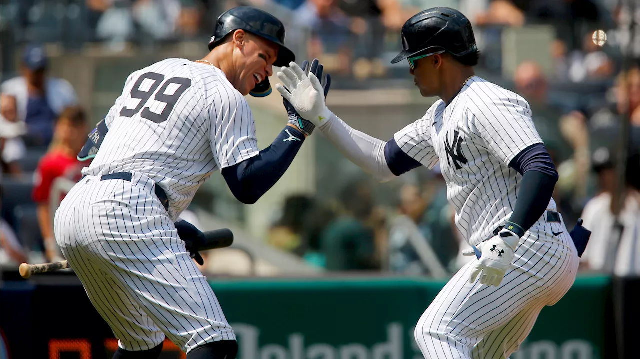 Stanton, Soto, Judge homer as Yankees hang on for win over Rangers