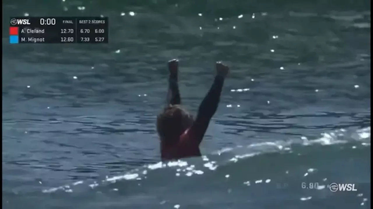 Alan Cleland, primer mexicano en la historia en ganar el US Open de Surf