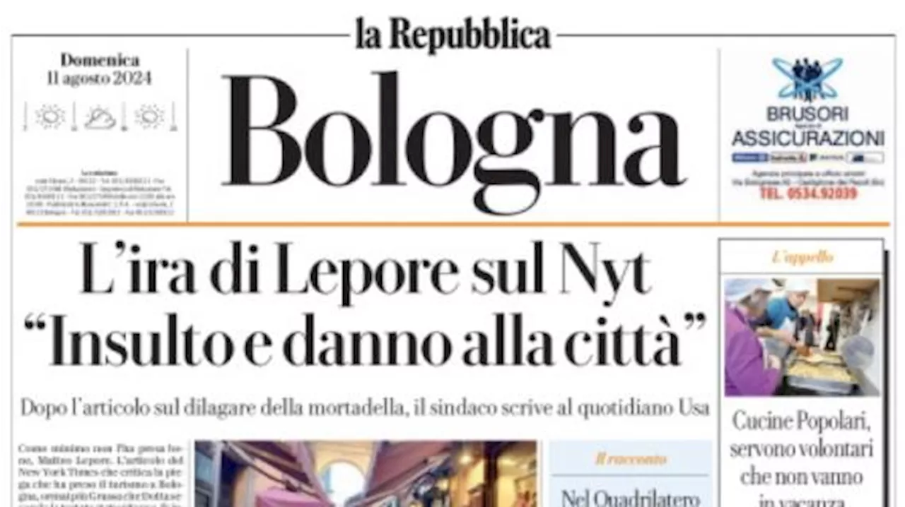 La Repubblica-Bologna: 'Il Bologna vince ai rigori. Italiano si gode Castro'