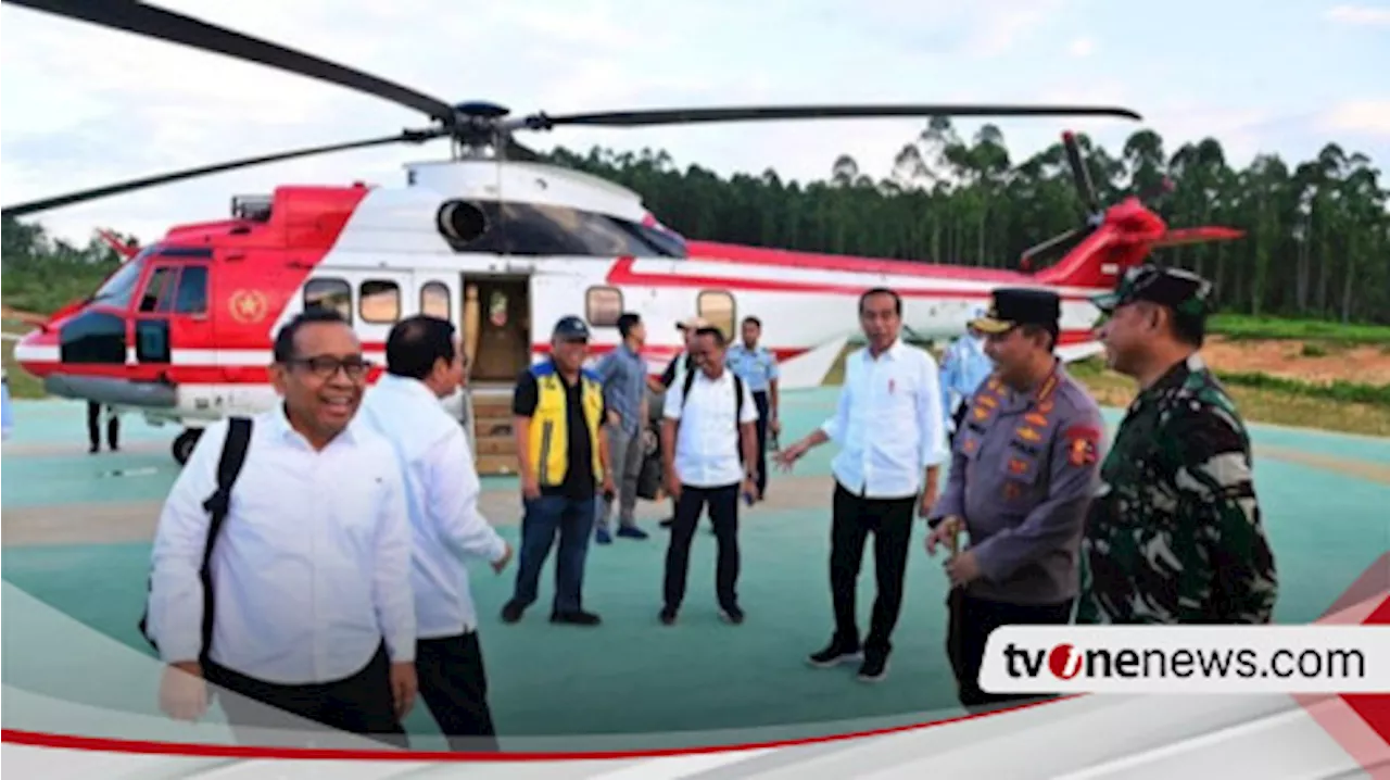 Presiden dan Wapres Makan-makan di Area Sumbu Kebangsaan IKN: Malam Bersejarah