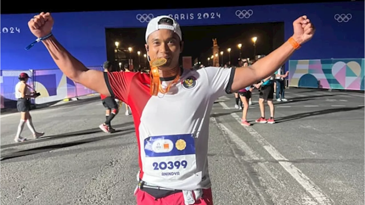 Lalui Tanjakan Kejam di Maraton Olimpiade 2024, Anindya Bakrie Persembahkan Medali untuk Indonesia