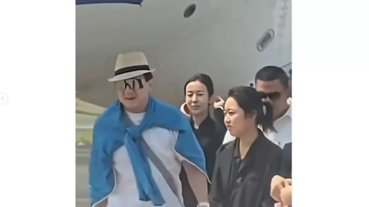 Viral Video Jackie Chan di Bandara Halim Perdana Kusuma