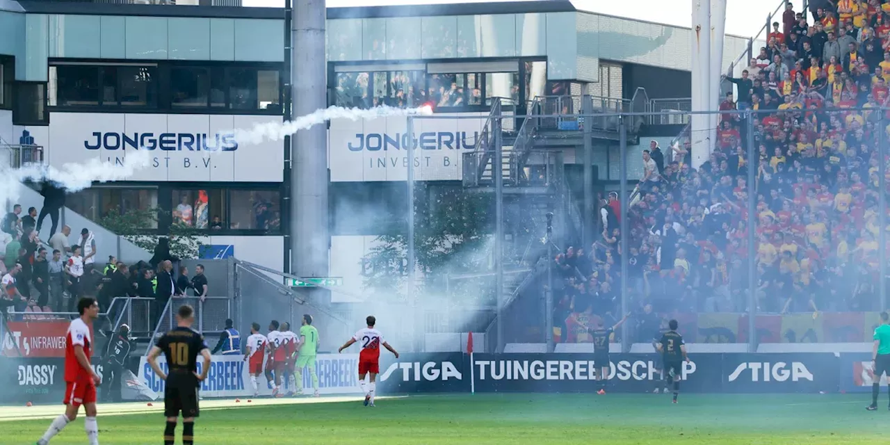 Utrecht-supporters protesteren tegen 'absurde' straf: 'Zijn tegen het beleid'