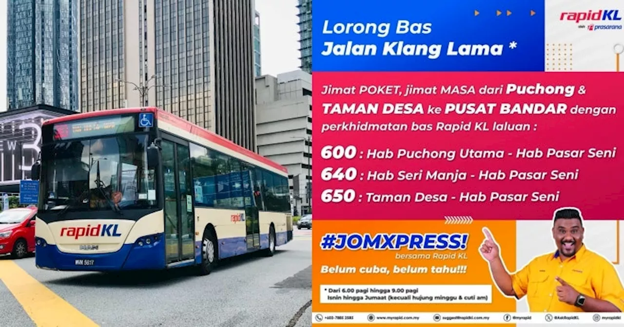 DBKL Will Close Off Sections of Jalan Klang Lama to Implement Rapid KL Bus Lane Starting 15 Aug