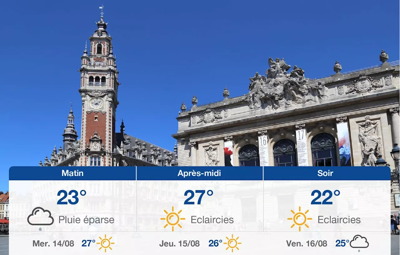 Météo Lille: prévisions du mardi 13 août 2024