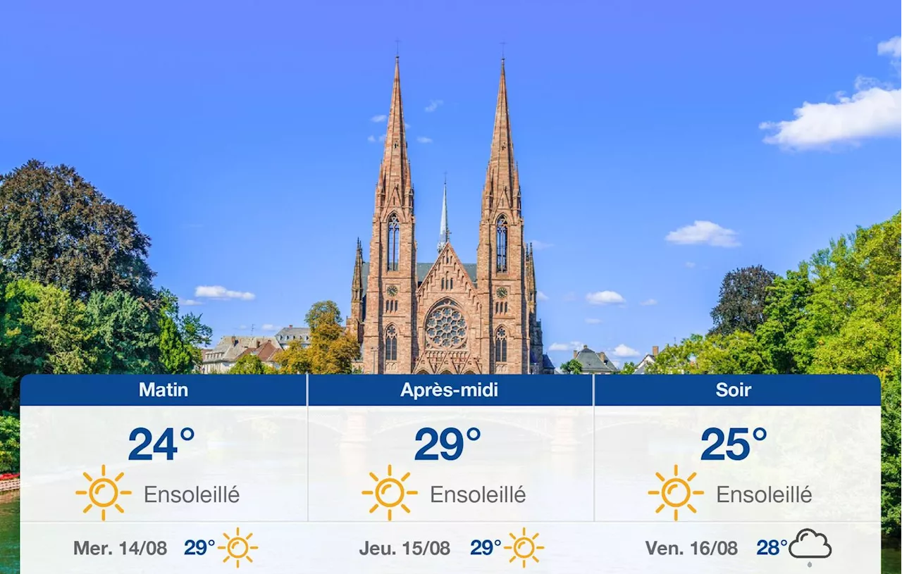 Météo Strasbourg: prévisions du mardi 13 août 2024