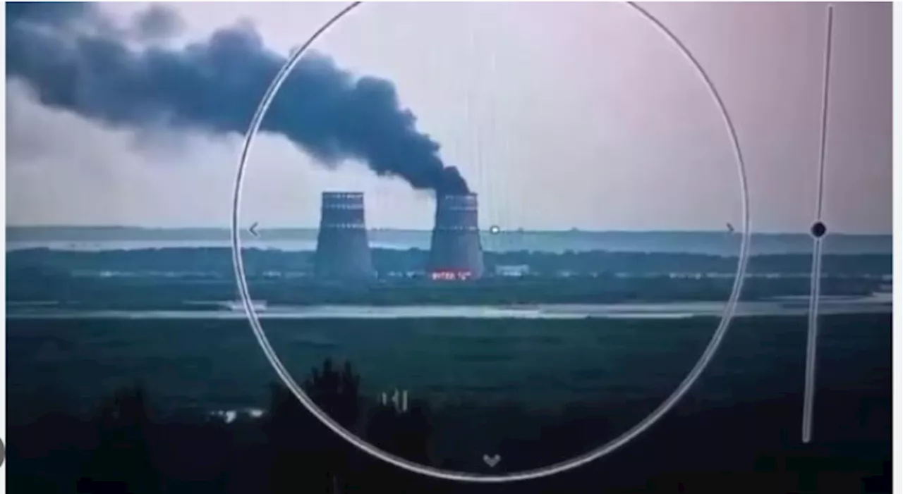 Fire breaks out at cooling tower of Zaporizhzhia nuclear plant