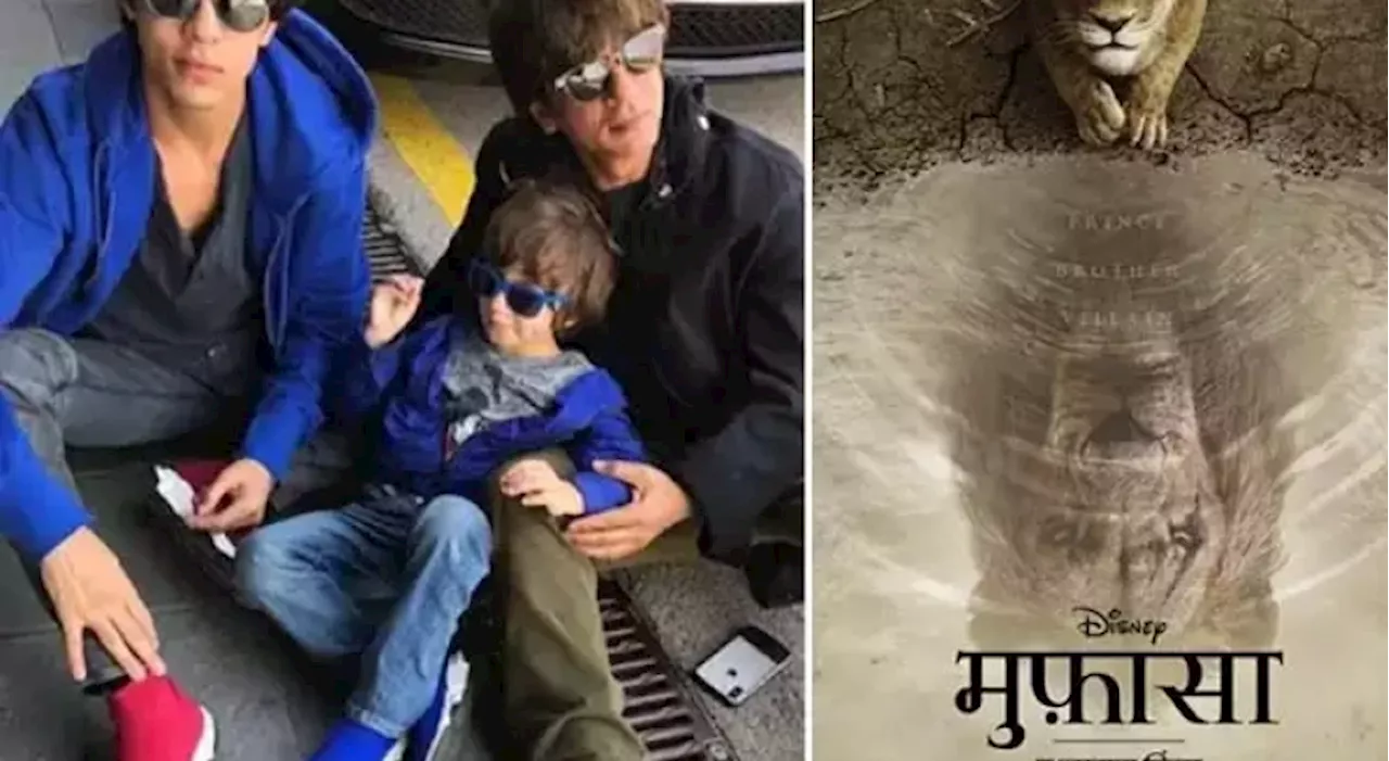 Shah Rukh Khan, Aryan and AbRam to voice Hindi version of 'Mufasa: The Lion'