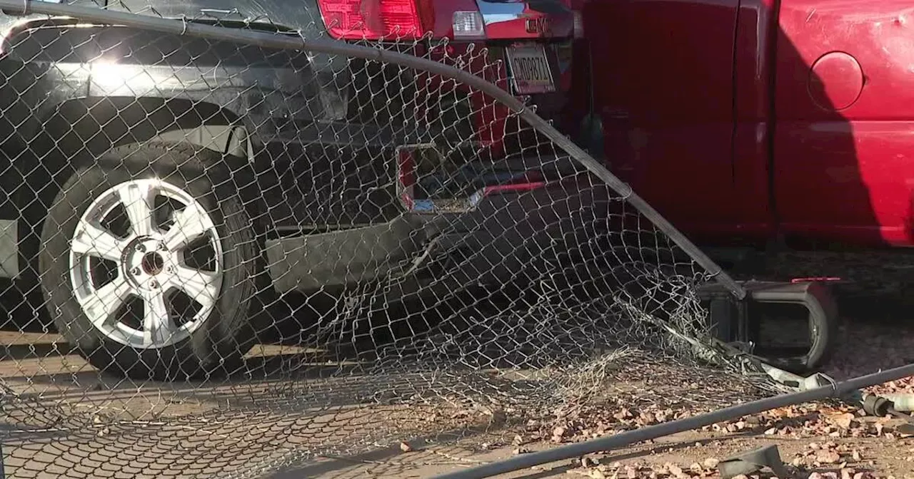 Driver damages home and cars after ramming into Phoenix yard