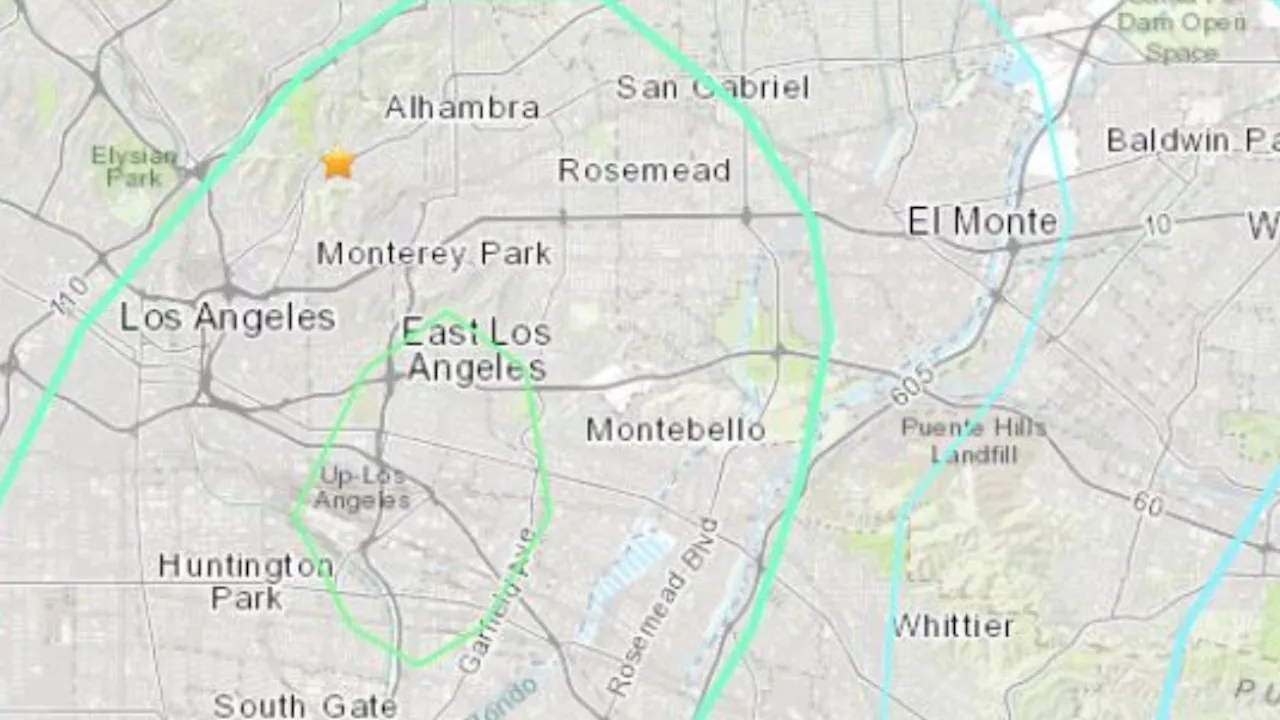 4.4 magnitude earthquake strikes Los Angeles area, the USGS says