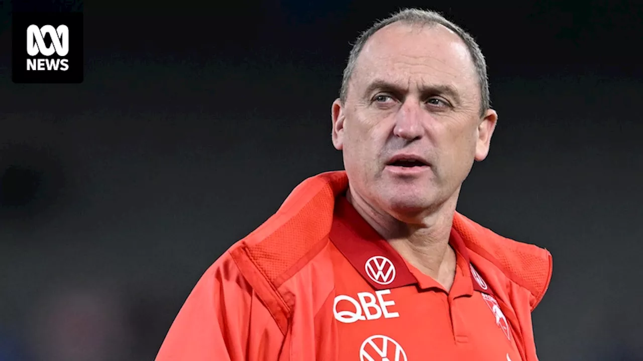 Sydney coach John Longmire calls comments from Collingwood's Craig McRae an 'extraordinary admission'