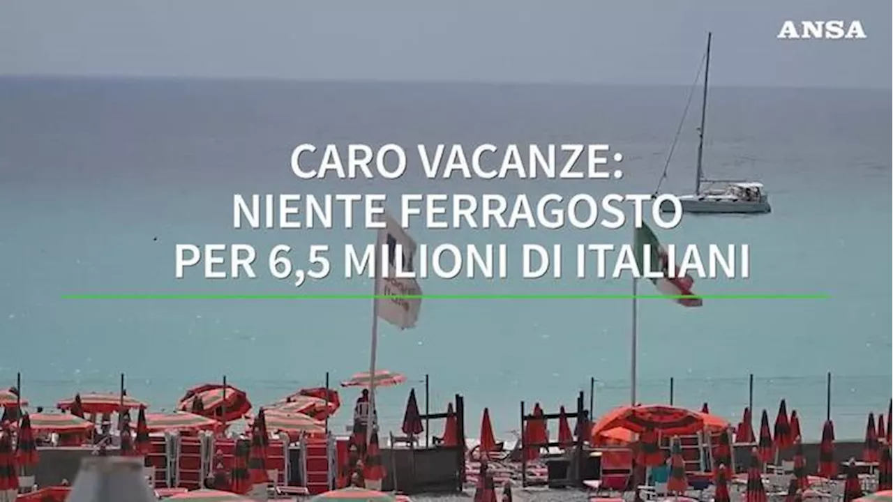 Caro vacanze: niente Ferragosto per 6,5 milioni di italiani