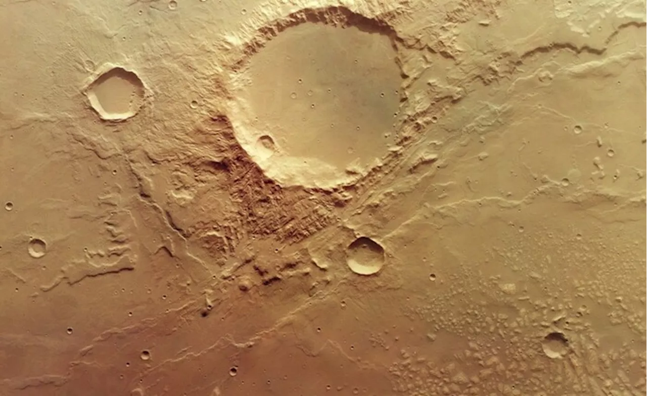 I resti del più grande lago Marte ripresi in Hd da Mars Express