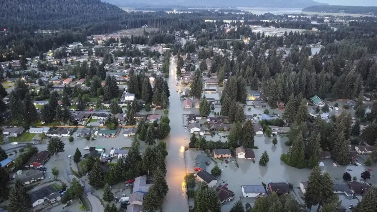 An estimated 290 residences damaged by flooding from lake dammed by Alaska glacier, officials say