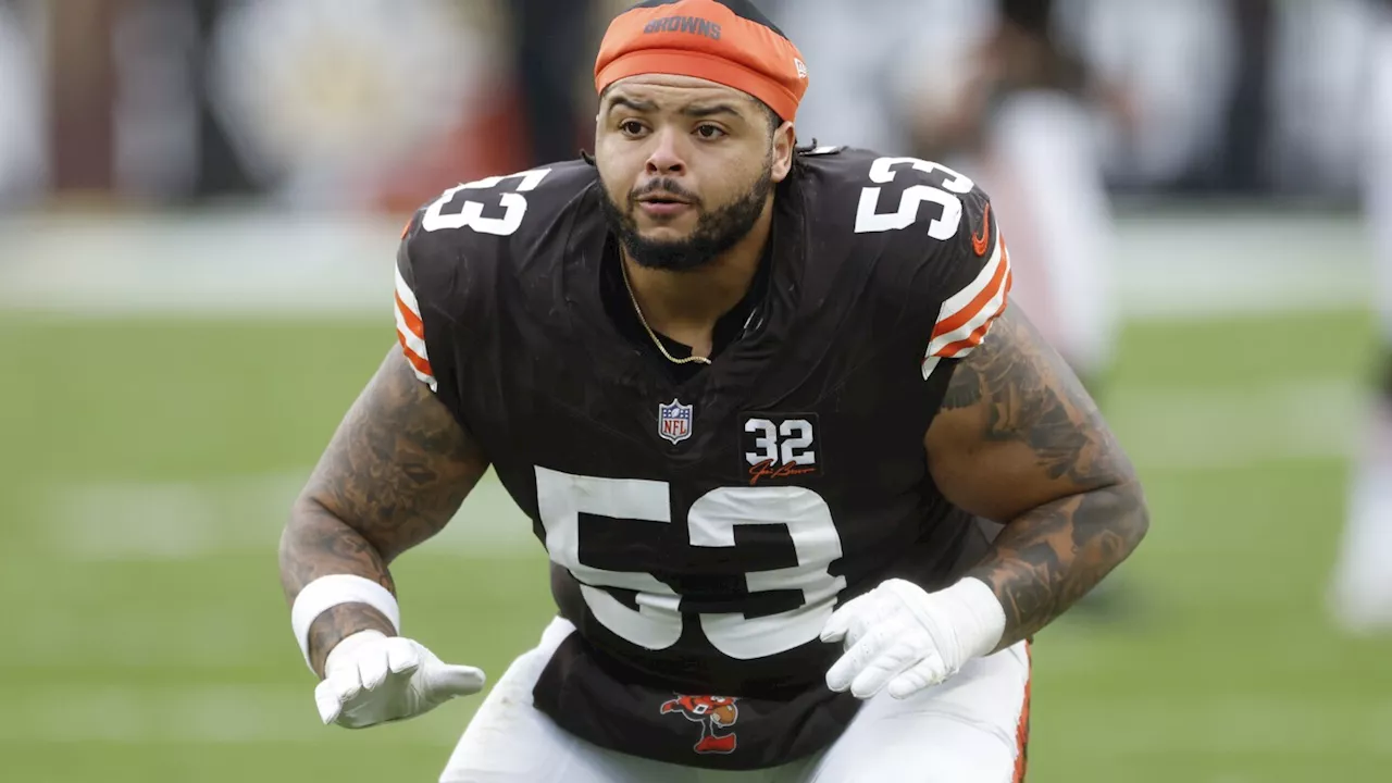 Browns reacquire center Nick Harris in trade from Seattle for 6th-round draft pick in 2026