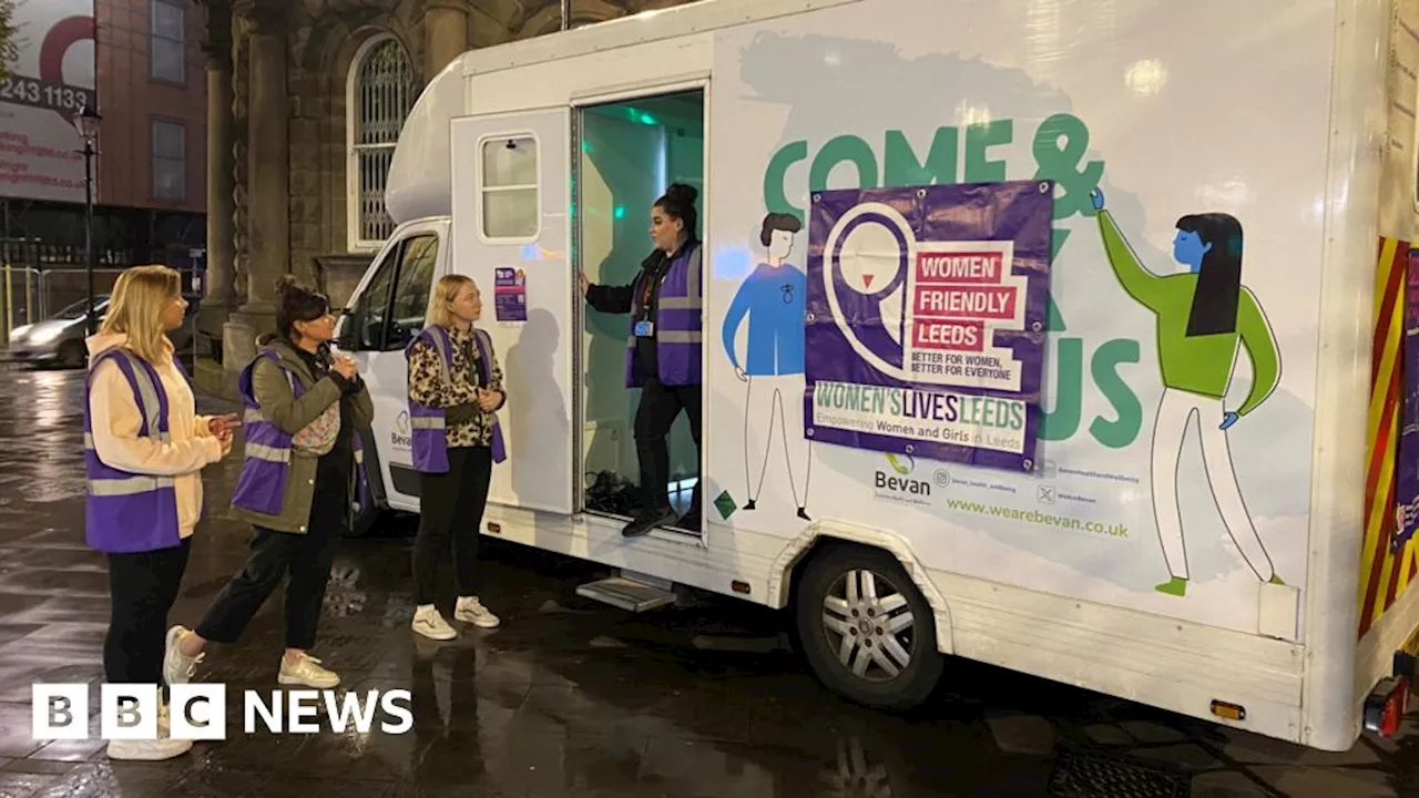 Leeds Night Safe Space Bus offers 'calm space' for women