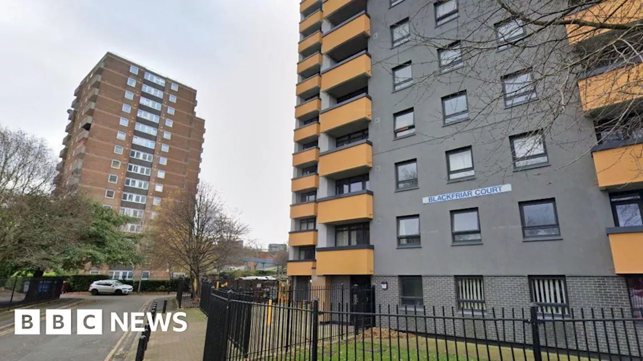 Salford: Two murder arrests after man falls to death from balcony