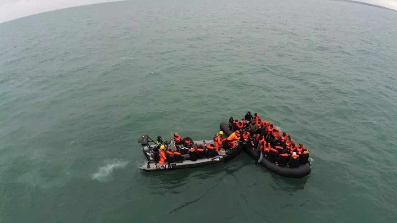 Traversée de la Manche: 98 personnes secourues au large du Pas-de-Calais