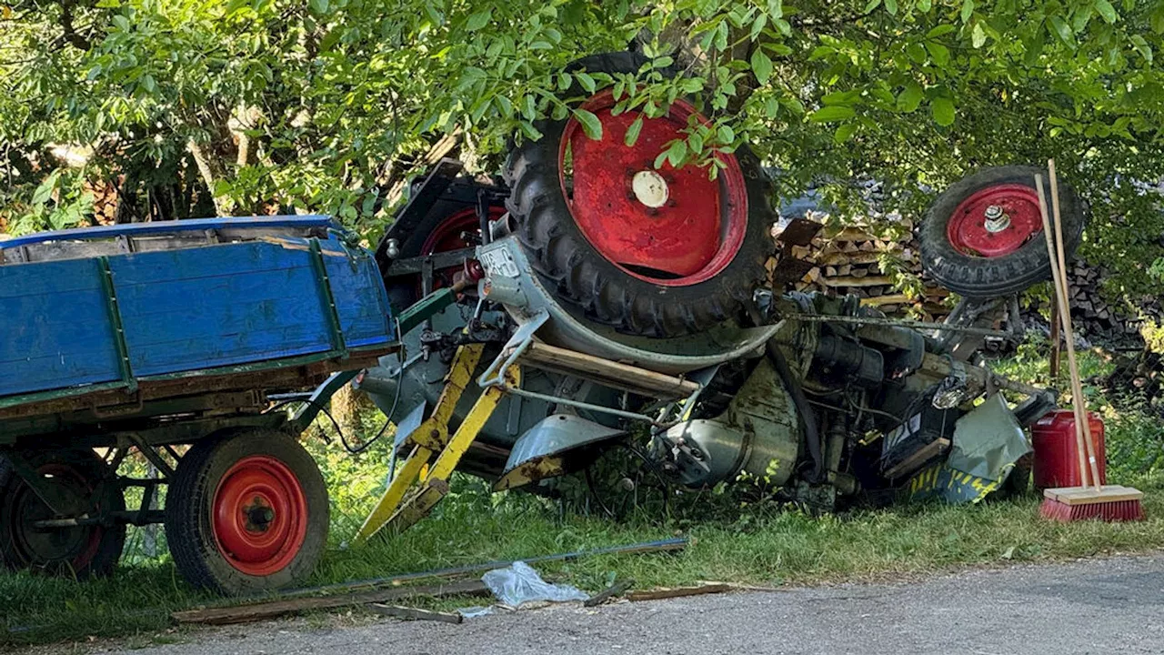 Hartenstein: Traktor verunglückt bei Kirchweih-Tour