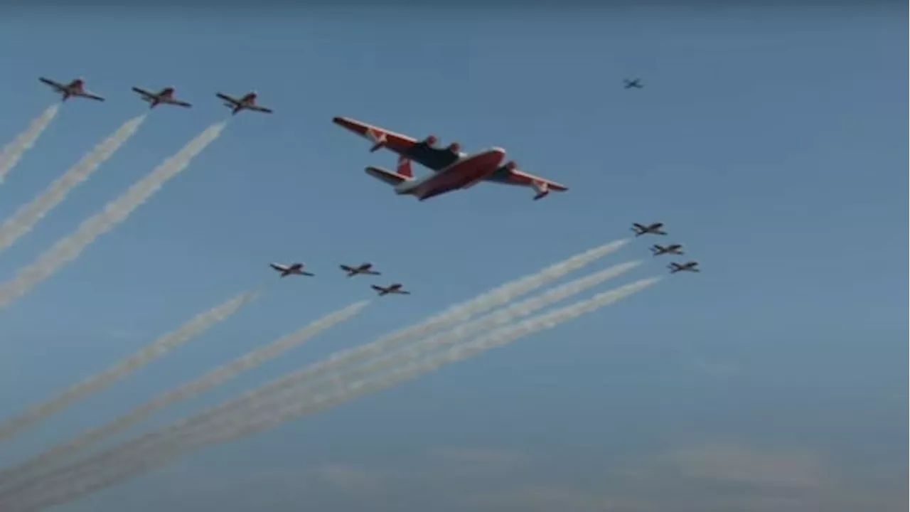 Hawaii Martin Mars, a historic B.C. water bomber, completes its final flight