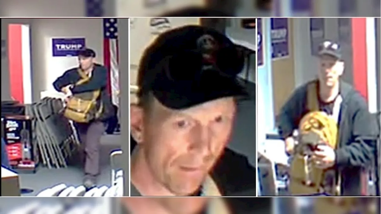 Man wanted for burglary at Trump campaign office in Virginia