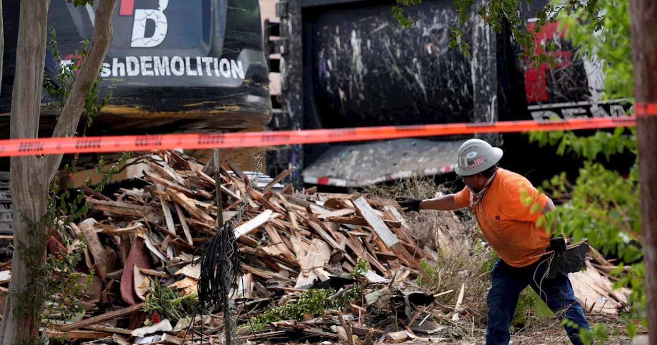 Demolition begins at Sunderland Springs church site of 2017 mass shooting