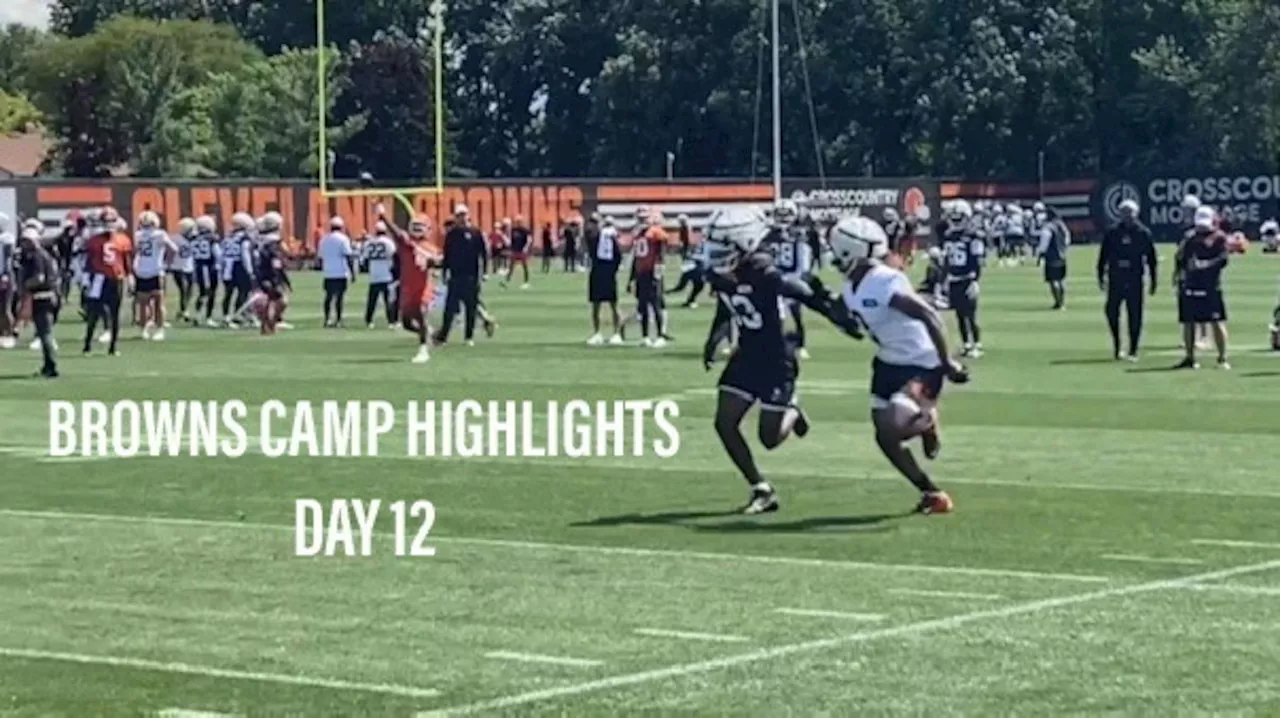 Watch highlights of Deshaun Watson and the Browns on Day 12 of training camp