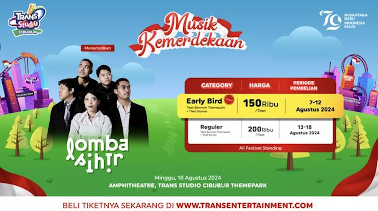 Yuk Ramai-Ramai Rayakan HUT Kemerdekaan RI di Trans Studio Cibubur