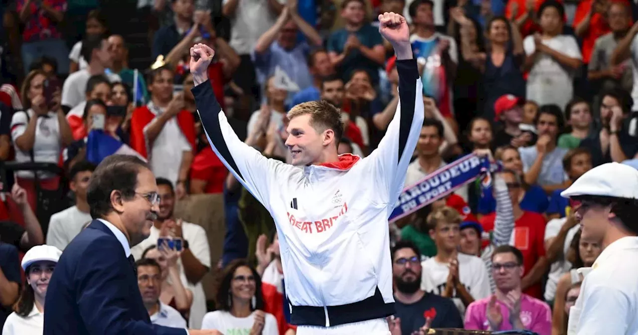 Duncan Scott shares sweet moment with grandad after making Olympic history