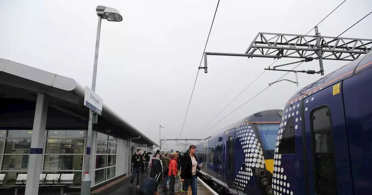 Gas leak closes major West Lothian train line