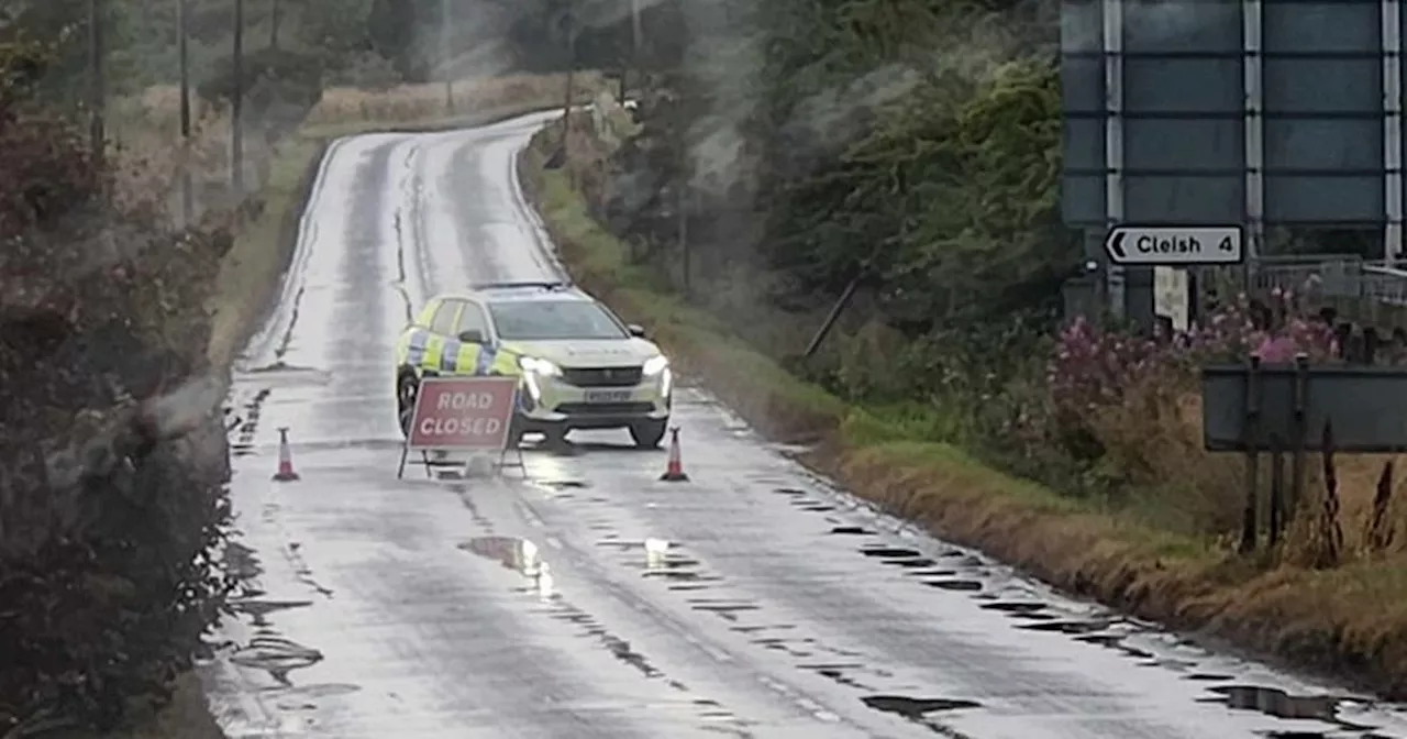 Two dead after horror crash on Scots road as police continue probe