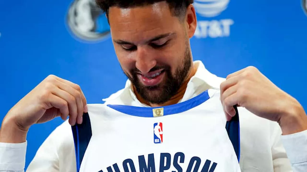 When will Mavs' Klay Thompson return to face Golden State Warriors?