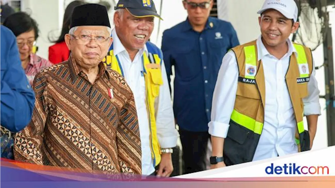 Ma'ruf Amin Groundbreaking Istana Wapres IKN, Ditarget Selesai Sebelum HUT RI 2025