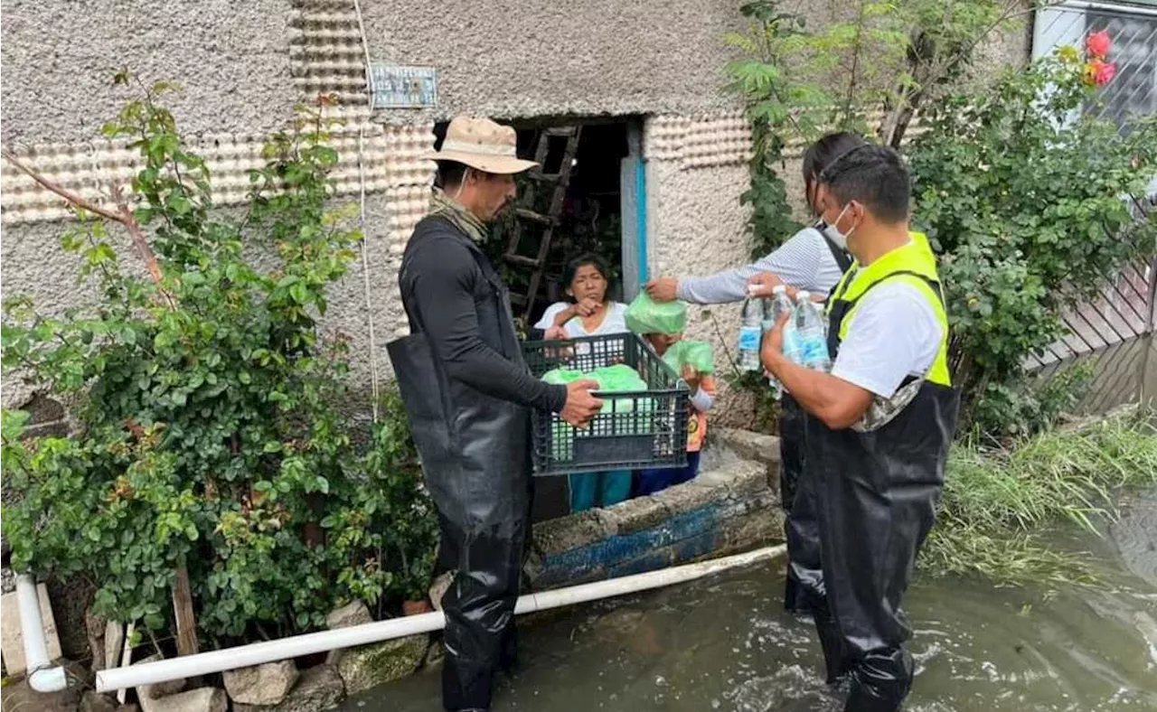 No se escatimarán esfuerzos y recursos para apoyar a damnificados por inundaciones en Chalco: Horacio Duarte