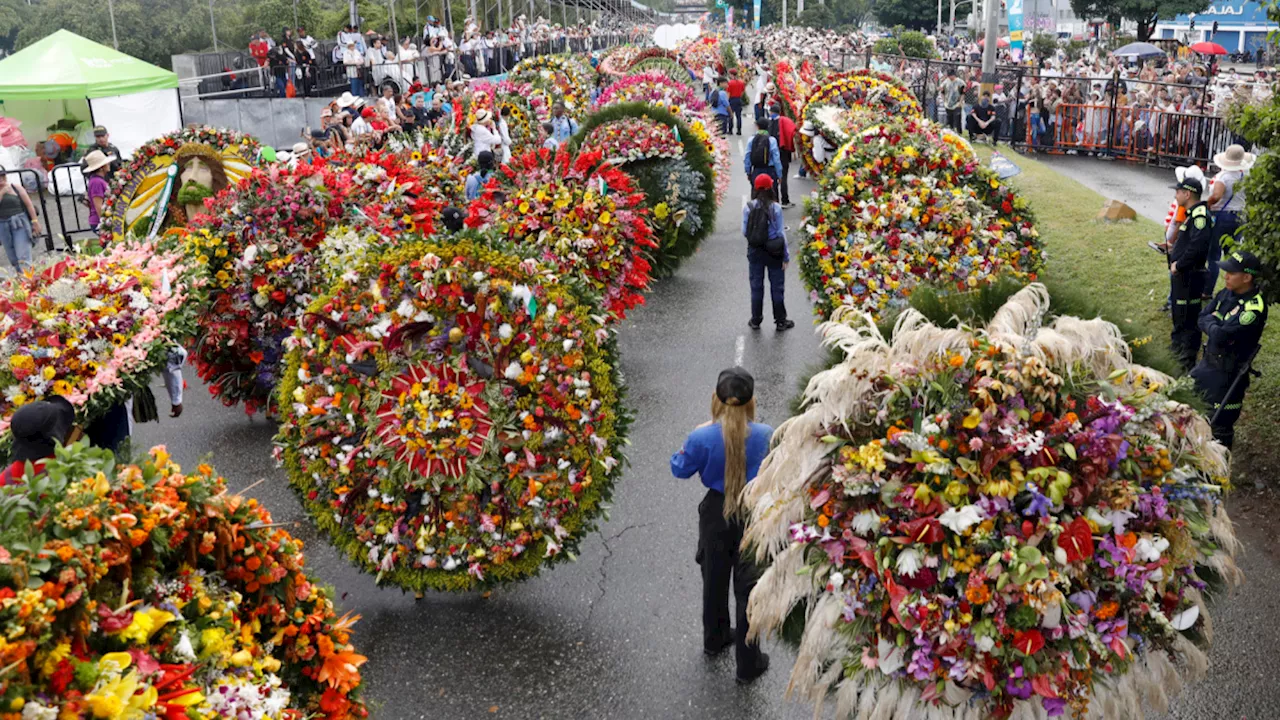 Medellín brilla con sus silleteros en el cierre de la Feria de las Flores