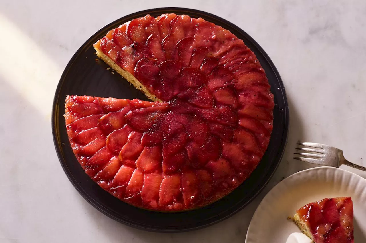 Upside Down Plum & Cardamom Cake Recipe on Food52