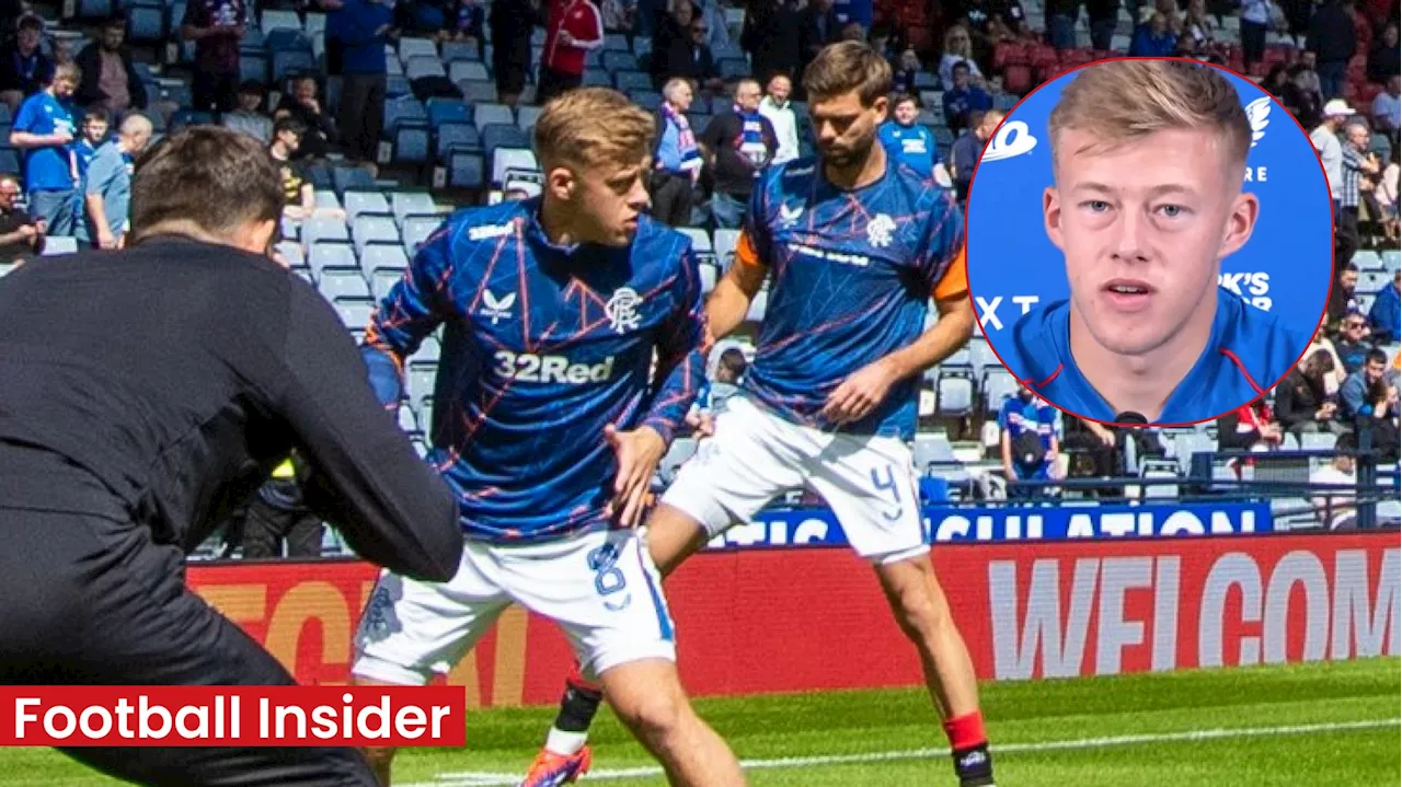 Rangers fans stunned by Connor Barron transformation