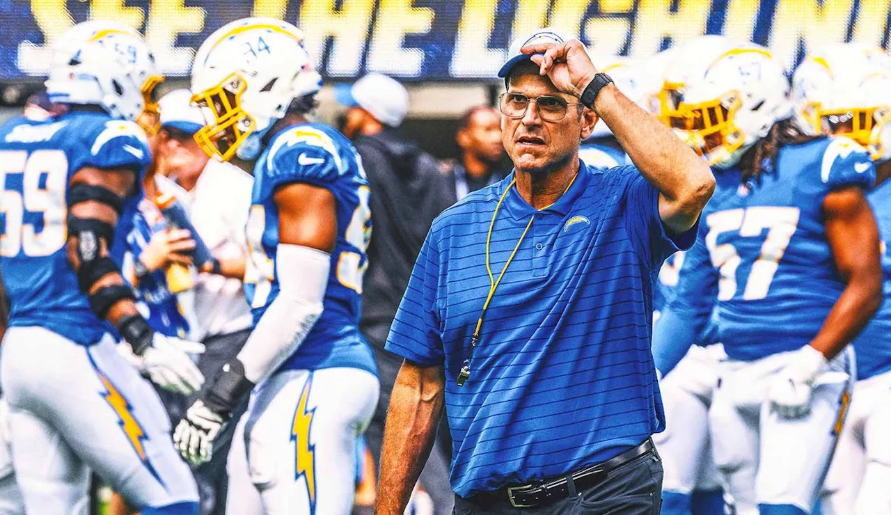 Jim Harbaugh seeks answers for Chargers' offense: 'There's a lot of work to be done'