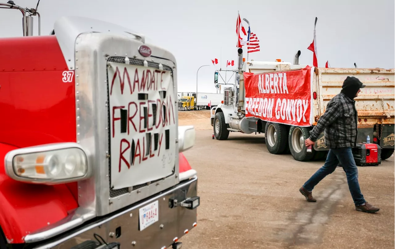 Sentencing hearing set for Coutts protesters convicted of mischief, weapons charges