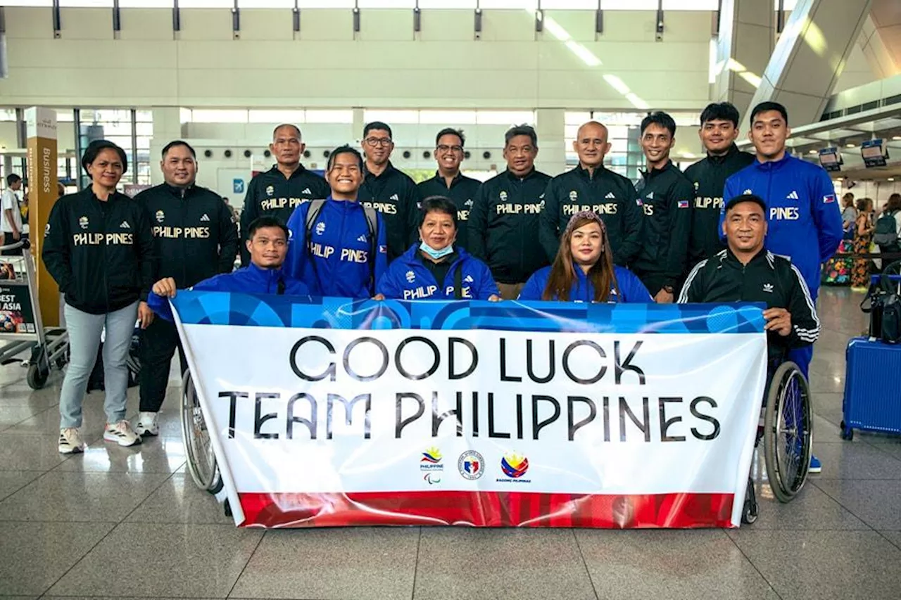 Philippine Paralympics team leaves for Paris Games