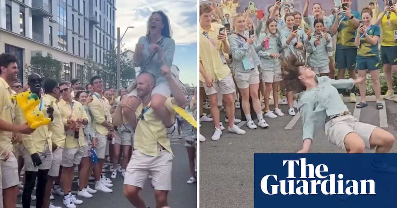 Raygun breaks out kangaroo hop as Olympics end while athletes and politicians hit back at ‘haters’