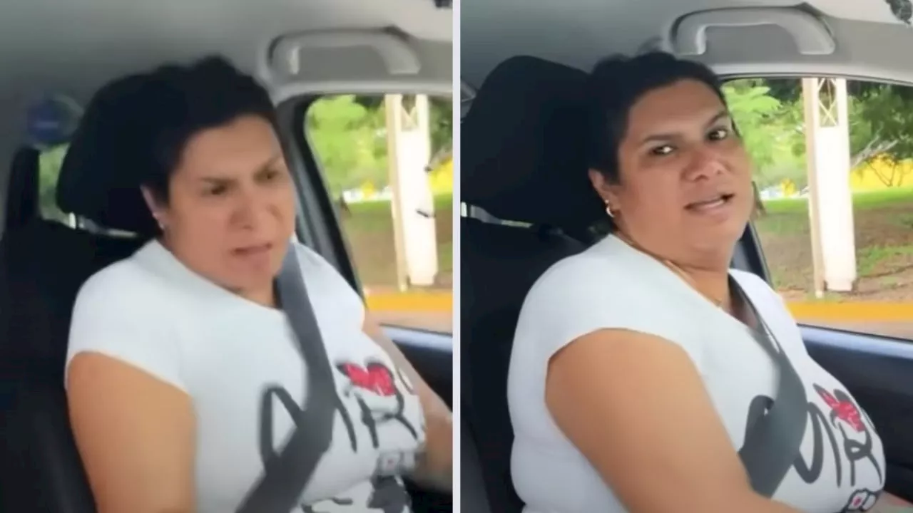 Kimberly "La Más Preciosa" choca su auto en plena transmisión en vivo mientras discutía con su mamá