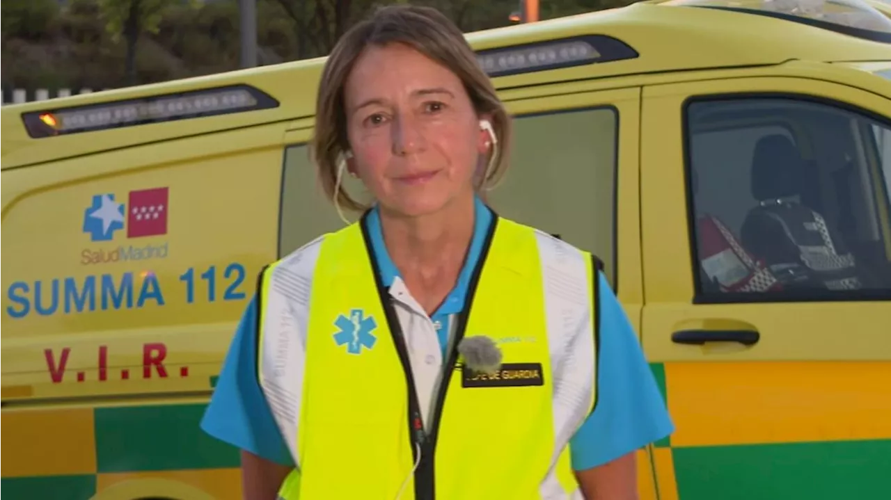 Almudena Crespo, jefa de guardia del SUMMA 112: cómo evitar golpes de calor