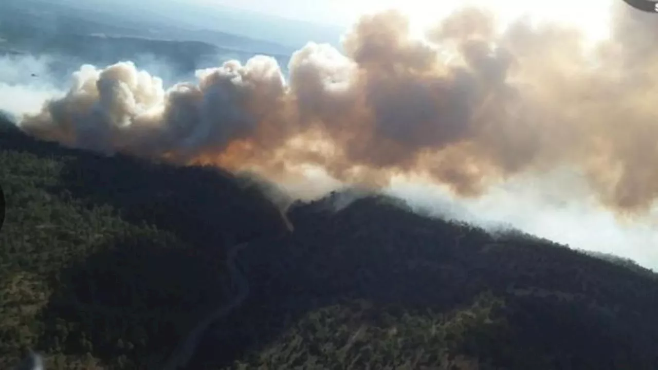 El incendio de Corbalán, en Teruel, evoluciona favorablemente, aunque 'todavía hay puntos calientes'