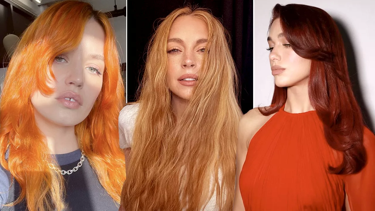 Capelli rossi, le tre tendenze dell'estate, dal 'Carrot Cake' al 'Taki Hot Red'