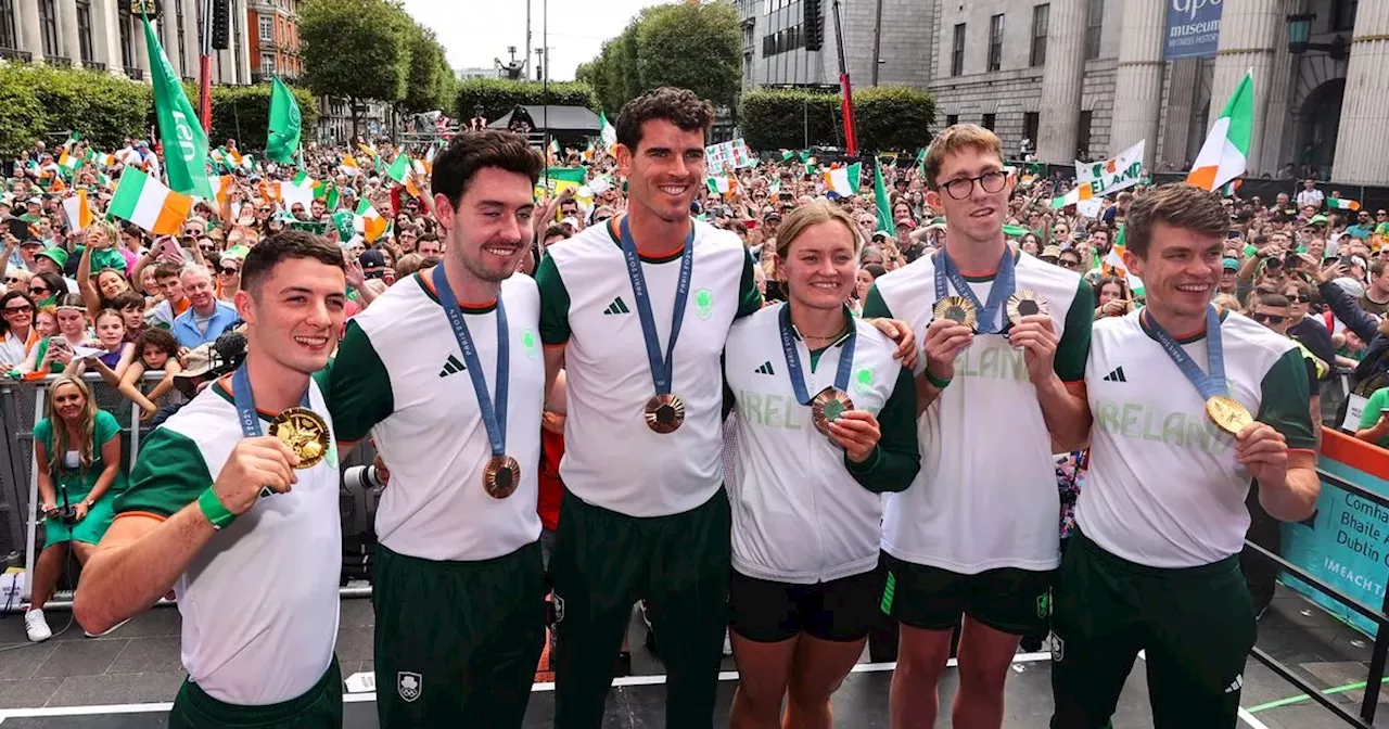 All the best photos as Olympic heroes return home to Ireland