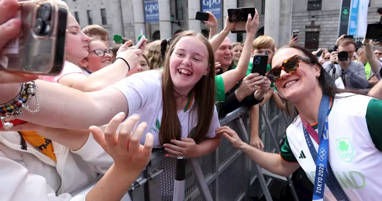 Golden girl Kellie Harrington returns home to Dublin's Portland Row - LIVE updates as party continues