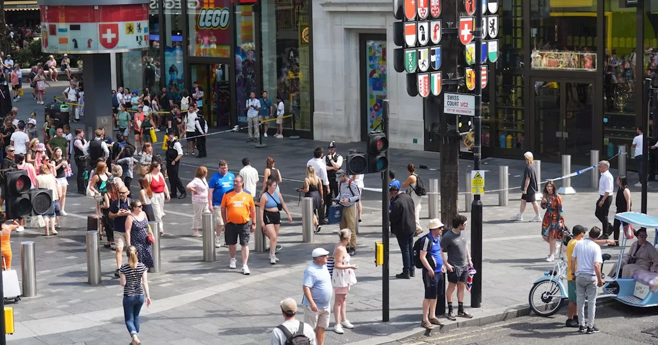 Shop security guard 'jumped on and disarmed' Leicester Square knifeman