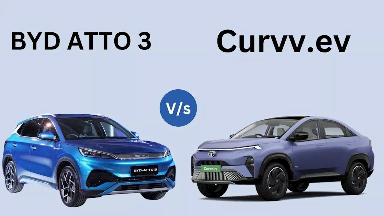 Tata Curvv EV Vs BYD Atto3: फीचर्स, रेंज और कीमत के मामले में किसे खरीदना होगा बेहतर, पढ़ें पूरी खबर